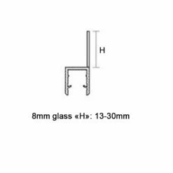 Joint D'étanchéité Pour Porte De Douche -Produits De Salle De Bain Soldes 2024 10369 joint porte de douche 8mm
