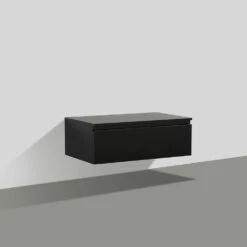 Ensemble Vasque Sisa 120 Cm Et Meuble 80 Cm -Produits De Salle De Bain Soldes 2024 10422 sheda80 noirmat