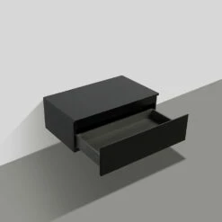 Ensemble Vasque Sisa 120 Cm Et Meuble 80 Cm -Produits De Salle De Bain Soldes 2024 10423 sheda80 noirmat 3