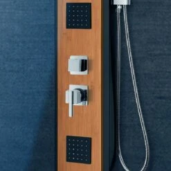 Colonne De Douche Hydromassante Bahya En Bambou -Produits De Salle De Bain Soldes 2024 10919 colonne de douche hydrtherapie bali