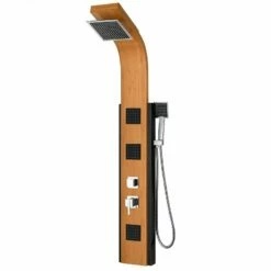 Colonne De Douche Hydromassante Bahya En Bambou -Produits De Salle De Bain Soldes 2024 10920 colonne bali fond blanc