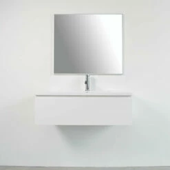 Meuble Salle De Bain Suspendu Sheda 90 Cm