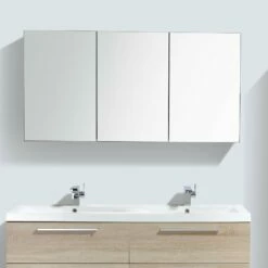 Armoire Miroir Triptyque 120 Cm