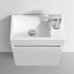 Meuble WC Recto 45 Cm X 25 Cm Blanc -Produits De Salle De Bain Soldes 2024 11353 blanc 03