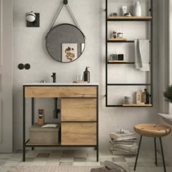 Meuble Simple Vasque Fabric 85 Cm