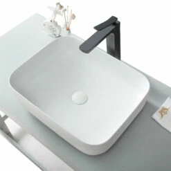 Vasque à Poser Blanc Mat Goa 50 Cm