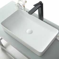 Vasque à Poser Blanc Mat Eve 60 Cm