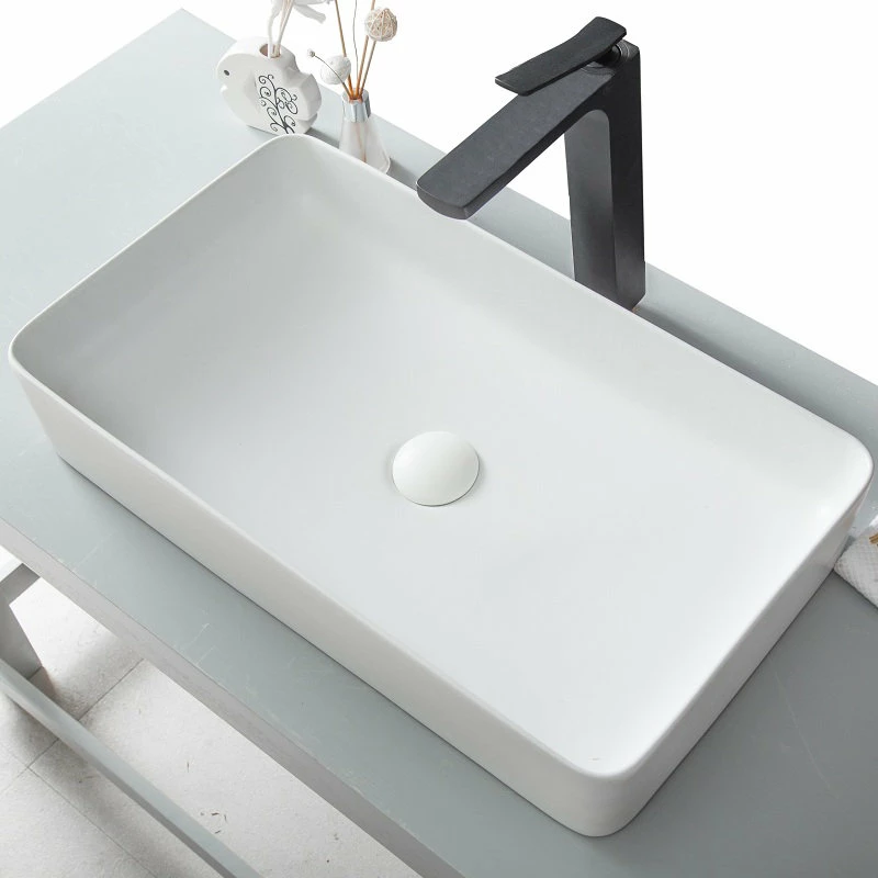 Vasque à Poser Blanc Mat Eve 60 Cm 3 Vasque à Poser Blanc Mat Eve 60 Cm