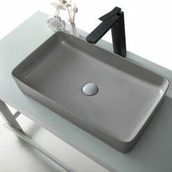 Vasque à Poser Gris Mat Eve 60 Cm