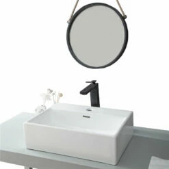Vasque à Poser Blanc Brillant Klint 51 Cm -Produits De Salle De Bain Soldes 2024 12625 klint2