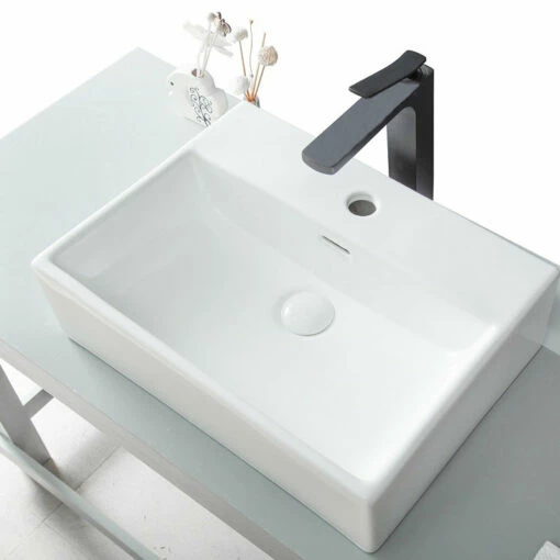 Vasque à Poser Blanc Brillant Klint 51 Cm 6 Vasque à Poser Blanc Brillant Klint 51 Cm -Produits De Salle De Bain Soldes 2024 12626 klint5