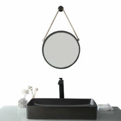 Vasque à Poser Noir Mat Eve 60 Cm -Produits De Salle De Bain Soldes 2024 12636 eve5