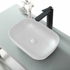 Vasque à Poser Blanc Mat Zia 45.5 Cm