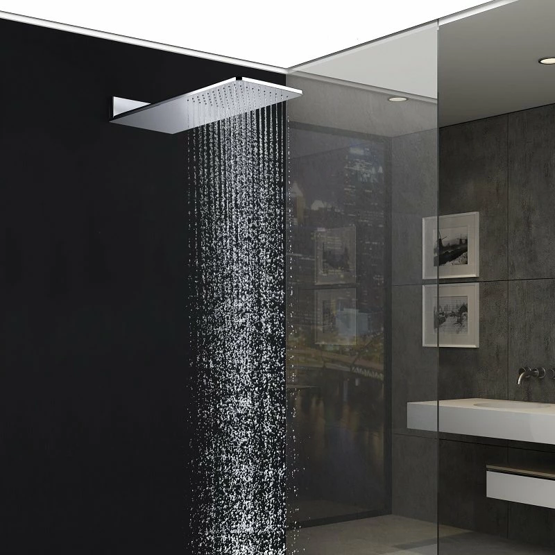 Pommeau De Douche à Effet De Pluie Carrée 60 Cm 3 Pommeau De Douche à Effet De Pluie Carrée 60 Cm