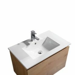 Meuble Salle De Bain Minia 75 Cm -Produits De Salle De Bain Soldes 2024 16505 meuble fond blanc minia