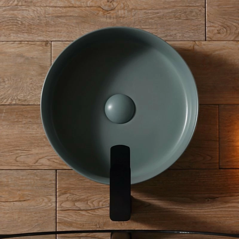 Vasque à Poser Bleu Mat Sky 36 Cm 10 Vasque à Poser Bleu Mat Sky 36 Cm – Image 8