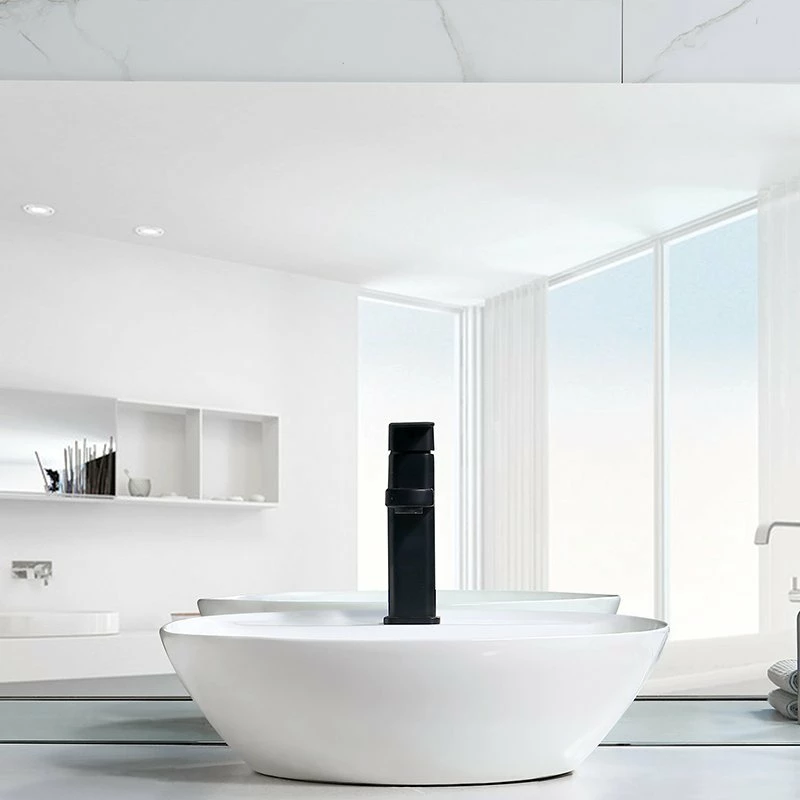 Vasque à Poser Blanc Brillant Sphère 42 Cm 4 Vasque à Poser Blanc Brillant Sphère 42 Cm – Image 2