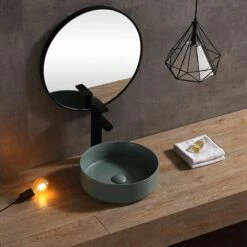 Vasque à Poser Bleu Mat Sky 36 Cm 14 Vasque à Poser Bleu Mat Sky 36 Cm -Produits De Salle De Bain Soldes 2024 17186 vasque a poser sky 36 cm bleu mat