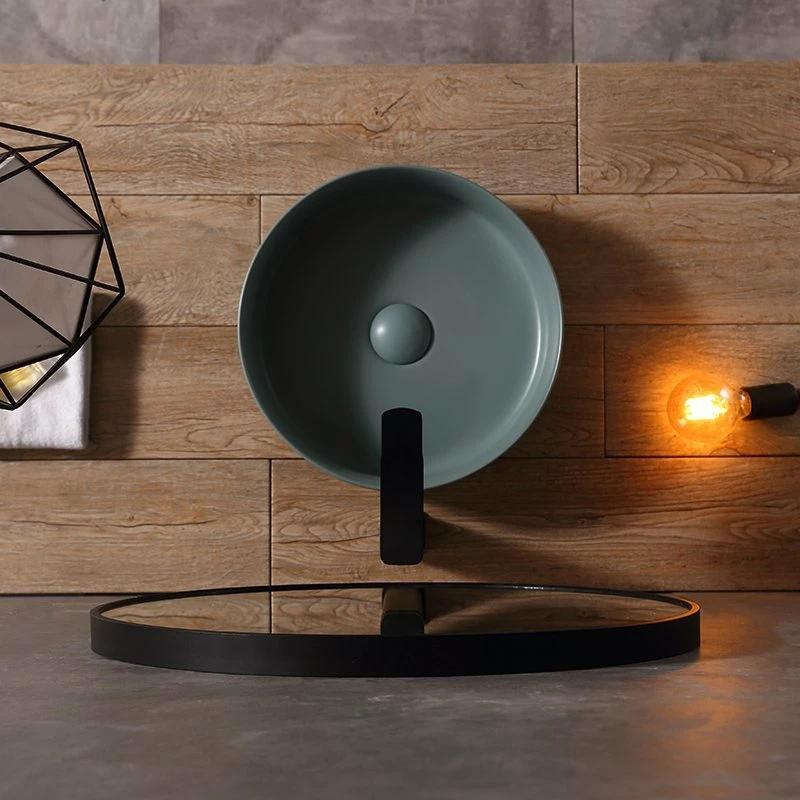 Vasque à Poser Bleu Mat Sky 36 Cm 5 Vasque à Poser Bleu Mat Sky 36 Cm – Image 3