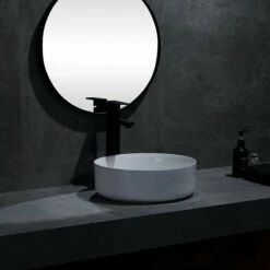 Vasque à Poser Blanc Brillant Rondili 36 Cm -Produits De Salle De Bain Soldes 2024 17229 vasque a poser rondili 36 cm