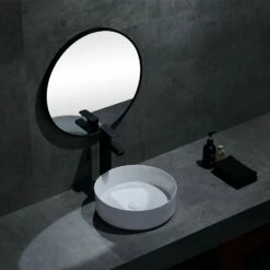 Vasque à Poser Blanc Brillant Rondili 36 Cm -Produits De Salle De Bain Soldes 2024 17231 vasque a poser rondili 36 cm