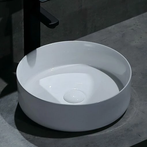 Vasque à Poser Blanc Brillant Rondili 36 Cm 5 Vasque à Poser Blanc Brillant Rondili 36 Cm -Produits De Salle De Bain Soldes 2024 17234 vasque a poser rondili 36 cm 4