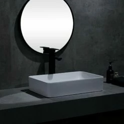 Vasque à Poser Blanc Brillant Pure 50 Cm 10 Vasque à Poser Blanc Brillant Pure 50 Cm -Produits De Salle De Bain Soldes 2024 17236 vasque a poser rectangulaire pure 50 cm