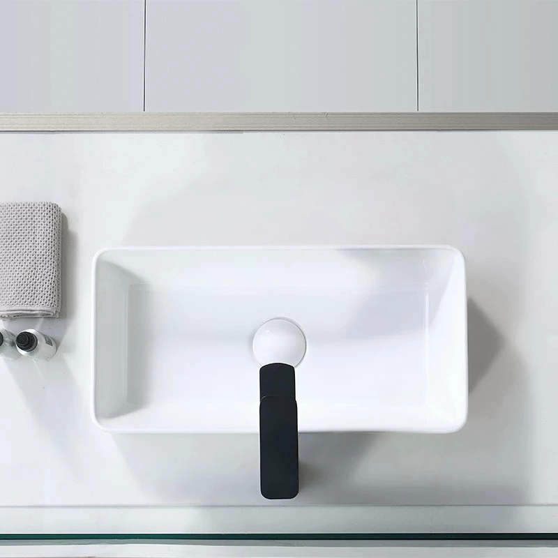 Vasque à Poser Blanc Brillant Note 47 Cm 5 Vasque à Poser Blanc Brillant Note 47 Cm – Image 3