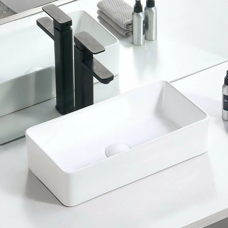 Vasque à Poser Blanc Brillant Note 47 Cm 8 Vasque à Poser Blanc Brillant Note 47 Cm – Image 6