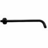 Bras De Douche Mural Noir Rond 40 Cm