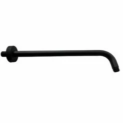 Bras De Douche Mural Noir Rond 40 Cm