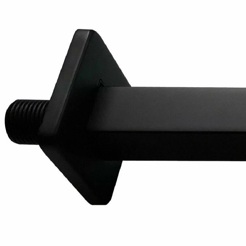 Bras De Douche Mural Carré Noir 40 Cm 4 Bras De Douche Mural Carré Noir 40 Cm – Image 2