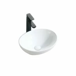 Vasque à Poser Blanc Brillant Ovala 40 Cm -Produits De Salle De Bain Soldes 2024 17274 vasque a poser ovala 40 cm blanc