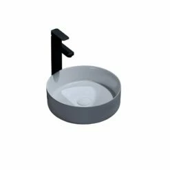 Vasque à Poser Blanc Brillant Rondili 36 Cm -Produits De Salle De Bain Soldes 2024 17275 vasque a poser rondili 36 cm blanc