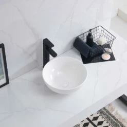 Vasque à Poser Blanc Brillant Ronda 36 Cm