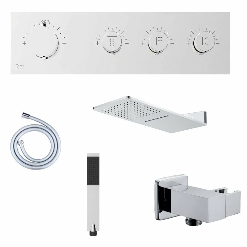 Kit De Douche Thermostatique 3 Fonctions Legancia Cascade 12 Kit De Douche Thermostatique 3 Fonctions Legancia Cascade – Image 10