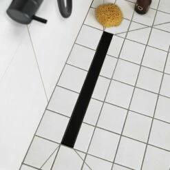 Caniveau De Douche Black Venisio Slim 50 Cm