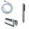 Kit Avec Douchette, Flexible Et Support Rond 1 Kit Avec Douchette, Flexible Et Support Rond -Produits De Salle De Bain Soldes 2024 17780 kit douchette ronde