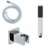 Kit Avec Douchette, Flexible Et Support Carré -Produits De Salle De Bain Soldes 2024 17781 kit douchette carree