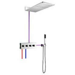 Kit De Douche Encastrable Double-fonction LEGANCIA -Produits De Salle De Bain Soldes 2024 18748 kit douche encastre legancia 3