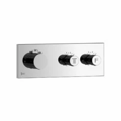 Kit Douche Encastrable Thermostatique Double-fonction Plafonnier 43 Cm -Produits De Salle De Bain Soldes 2024 18791 kit de douche thermostatique plafonnier 43cm 5