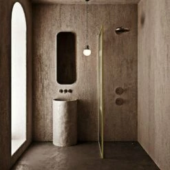 Paroi De Douche Ondulé Or Luxor 110 Cm -Produits De Salle De Bain Soldes 2024 18848 luxor1