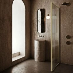 Paroi De Douche Ondulé Or Luxor 110 Cm -Produits De Salle De Bain Soldes 2024 18849 luxor2