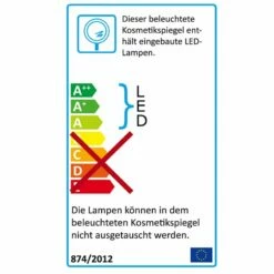 Miroir Rond Noir Grossissant Lumineux à LED 11 Miroir Rond Noir Grossissant Lumineux à LED -Produits De Salle De Bain Soldes 2024 19116 mimoir noir rond grossissant 11