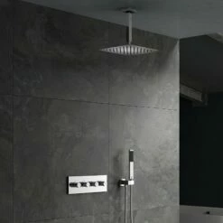 Kit Douche Encastrable Double-fonction QUADRA Plafond -Produits De Salle De Bain Soldes 2024 19394 quadra 4