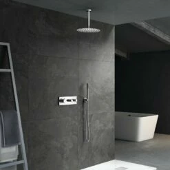 Kit Douche Thermostatique Encastrable Double-fonction SLIMO Plafond