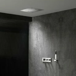 Kit Douche Encastrable Thermostatique Double-fonction Plafonnier 43 Cm -Produits De Salle De Bain Soldes 2024 19427 kit plafonnier