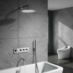 Kit Bain Douche Thermostatique 3 Fonctions Slimo