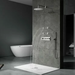 Kit De Douche Hydromassant 3 Fonctions Slimo