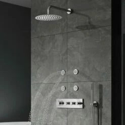 Kit De Douche Hydromassant 3 Fonctions Slimo -Produits De Salle De Bain Soldes 2024 19449 kit douche hydrotherapie